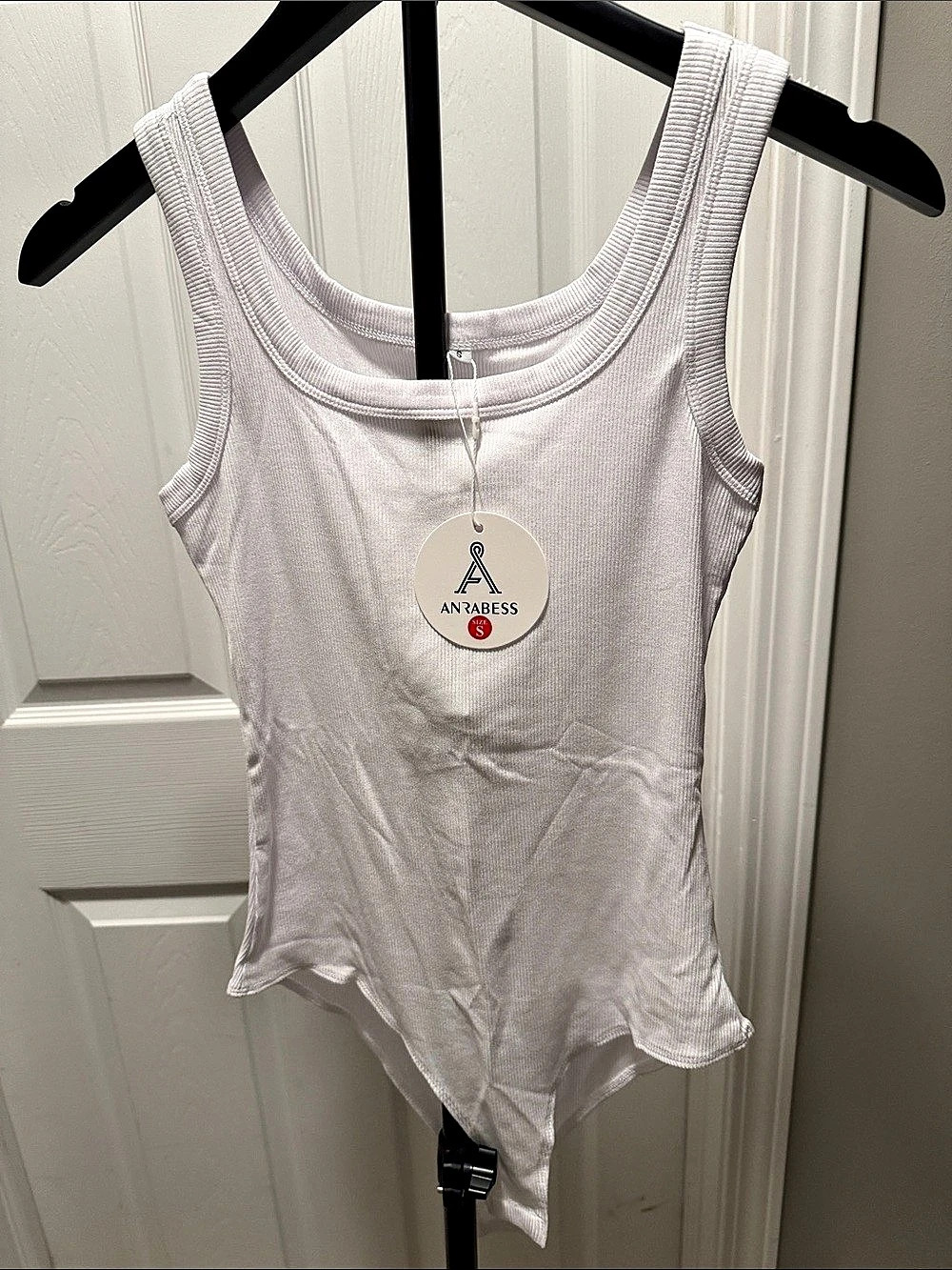 ANABESS Women'Small Bodysuit in White Size Small NWT